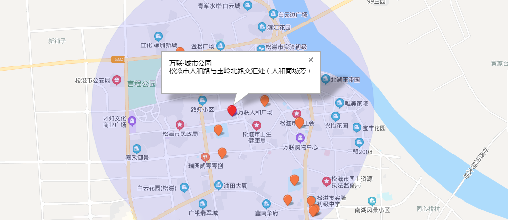 万联城市公园位置交通图